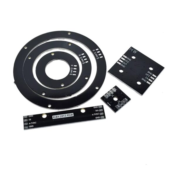 12-LED RGB Circuit Ring – WS2812B