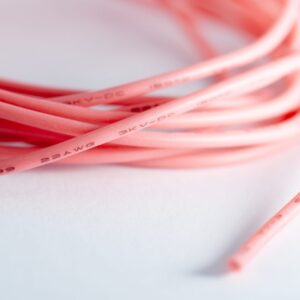 Pink soft Silicone wire 22 AWG