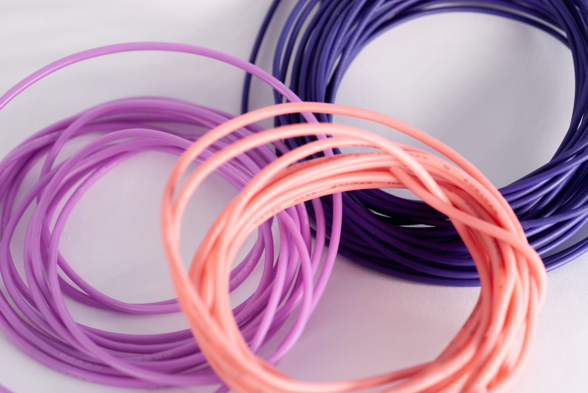 Purple soft Silicone wire 22 AWG - Image 2